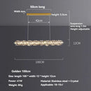 Axyaa Crystal Chandeliers - Luxury LED Ceiling Lights for Home Villa Hotel Decor