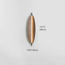 Axyaa Modern LED Brown Leaf Wall Lamp 40/60/80cm Sconce