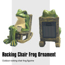 Frog Resin Solar Light for Garden by Axyaa
