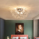 Axyaa Nordic Crystal Dandelion Ceiling Lamp: Modern, Creative, Round Design for Bedroom, Living Room