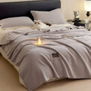 Axyaa Plush Flannel Queen Size Blanket for Sofa Bed All-Season Warmth