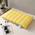 Axyaa Memory Pillow with Removable Quilted Pillowcase - Grey