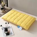 Axyaa Memory Pillow with Removable Quilted Pillowcase - Grey