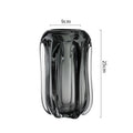 Axyaa Glass Vase Clear Thick Hydroponics Terrarium Home Decor Accessory