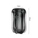 Axyaa Glass Vase Clear Thick Hydroponics Terrarium Home Decor Accessory