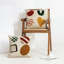 Axyaa Embroidery Pillow Cover 45x45cm Soft Cozy Square Home Decoration