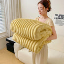 Axyaa Cozy Flannel Fleece Blanket, Luxurious Sofa Bed Cover, Soft & Warm Home Travel Essential