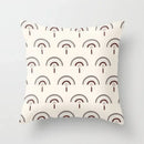 Modern Abstract Plant Leaf Geometric Cushion Cover for Home, Office, Sofa - Axyaa Brand