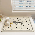 Axyaa Diatomite Drying Mat for Kitchen Sink & Bathroom Counter