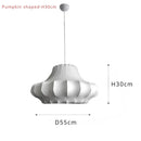 Axyaa French Silk Pendant Light Cream Chandelier