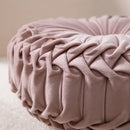 Axyaa 3D Pumpkin Round Pillow - Boho Floor Cushion for Home Decor
