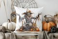 Axyaa Halloween Ghost Cat Pumpkin Throw Pillow Cover