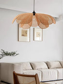 Axyaa Handmade Rattan Chandelier Pendant Light - Japanese Wabi Sabi Style