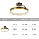Axyaa Crystal Circular LED Ceiling Light for Living Room, Bedroom, Dining Room