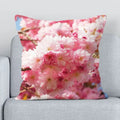 Axyaa Sakura Mount Fuji Cushion Cover for Home and Office Décor