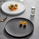 Axya Ceramic Dinner Plate: Creative & Stylish Steak Dessert Snack Tableware