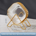 Axyaa Small Fruit Plates Set for Dining Tables - Debris-Free Plastic Storage Bones
