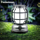 Axya Solar Lantern: Waterproof Rechargeable Camping Light with Emergency Power Bank
