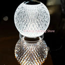 Axyaa Crystal Diamond Desk Lamp - USB Charging Ambient Night Light