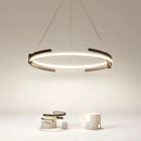 Axyaa LED Round Chandelier for Home Decor in Living Room, Dining Room - Simple Design