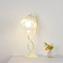 Axyaa Art Flower LED Table Lamp for Bedroom Living Room Study Romantic Decor