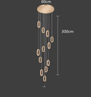 Axyaa Modern LED Ceiling Lamp Chandelier for Indoor Decor and Lighting