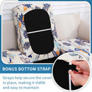 Axyaa Stretch Sofa Seat Cover: Adjustable Couch Slipcover for 1/2/3 Seater.