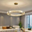 Axyaa Crystal LED Pendant Chandelier for Indoor Illumination