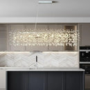 Axyaa Modern Crystal Ceiling Chandelier - Elegant Round Branch Design