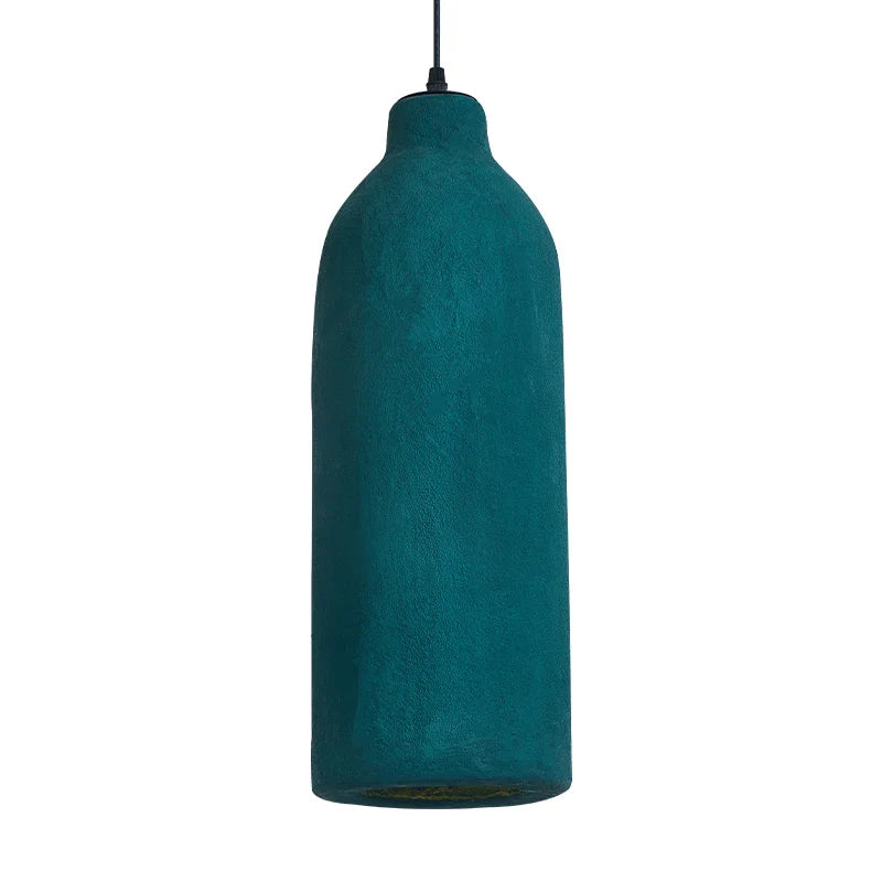 Axyaa Blue Chandelier: Wabi Sabi Style Pendant Lamps