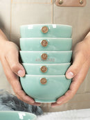 Axyaa Zodiac 4.5-inch Celadon Rice Bowl - Creative Twelve Chinese Zodiac Ceramic Tableware