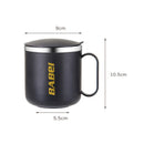 Axyaa Double-Layered Stainless Steel Coffee Cup 400ml - Vacuum Insulated Beverage Container