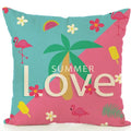 Axyaa Cartoon Couple Linen Pillowcase: Cute Room Decor & Valentine's Day Gift