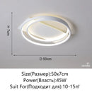 Axyaa LED Ceiling Light Modern Round Living Dining Kitchen Chandelier