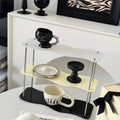 Axyaa 3-Tier Acrylic Beauty Organizer - Space-saving Perfume & Cosmetics Stand