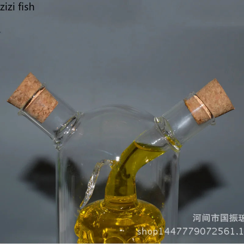 Axya Double Glass Seasoning Bottle Set