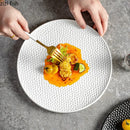 Axya Ceramic Dinner Plate: Creative & Stylish Steak Dessert Snack Tableware