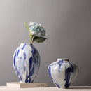 Axyaa Ceramic Vases: Chinese-style Decorative Handicrafts for Living Room Flowers