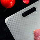 Axyaa Stainless Steel Dual-Sided Cutting Board for Kitchen Prep and Dough Kneading