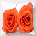 Axyaa Rose Series Yellow Pink Flowers Pillowcase Home Decor