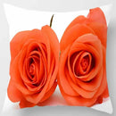 Axyaa Rose Series Yellow Pink Flowers Pillowcase Home Decor