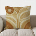 Bohemian Tree & Circle Pattern Pillow Cover by Axyaa