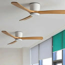 Axyaa Retro Solid Wood Ceiling Fan for Restaurants, Bedrooms & Home - Variable Frequency Electric
