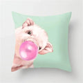 Axyaa Cartoon Animal Pillowcase 45x45cm Home Sofa Car Decor