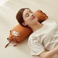 Axyaa Cotton Buckwheat Cylindrical Pillow for Better Sleep Support