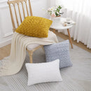 Axyaa Floral Luxe Pillow Case for Sofa Bed Car Garden Chair, Elegant Home Decor Cover