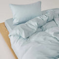 Axyaa Soft Lyocell Queen Bedding Set with Sheets, Natural Plant Fiber Quilt Cover