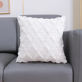 Axyaa Fluffy Diamond Embroidery Cushion Cover for Home Decor - 30x50cm 45x45cm