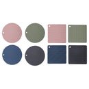 Axyaa Silicone Coasters Set - Heat Resistant & Nonslip Multifunction Kitchen Accessories