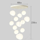 Axyaa Modern Indoor Pendant Chandelier LED Ceiling Light for Dining and Living Room
